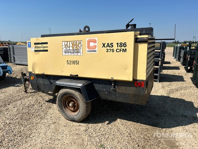 2004 Atlas Copco XAS186 375 cfm Mobile Air Compressor