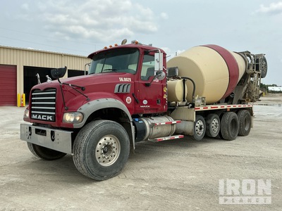 2013 Mack GU713 12x4 Mixer Truck
