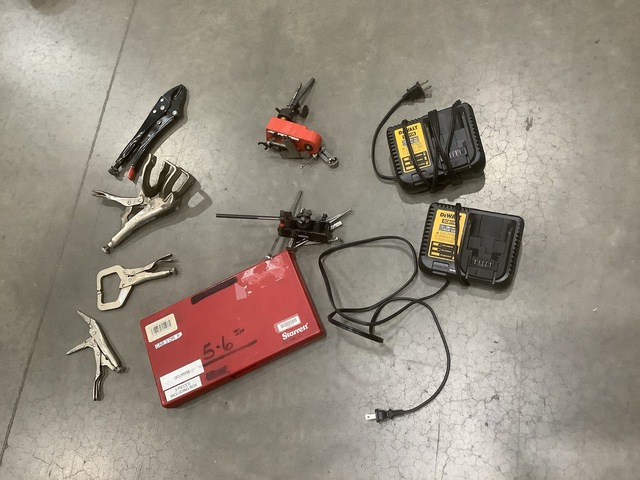 (241) Pliers & Grips, (203) Instrument Tools, (82) Chargers & Assorted Items