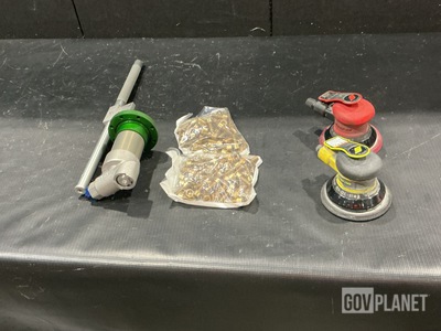(89) Screws, (1) Lever Assembly, (2) Sanders & Assorted Items