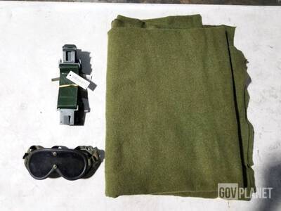 (354) Pairs of MSA Sun Goggles, (15) Wool Blankets & (200) Belt Extenders