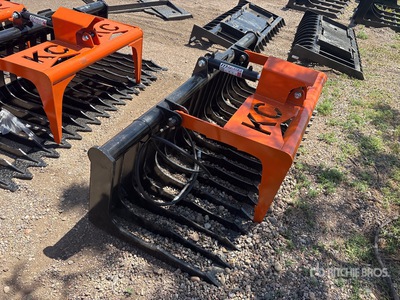 2025 Kit Containers QT-SG-S76-V3 76 in Skid Steer Grapple (Unused)