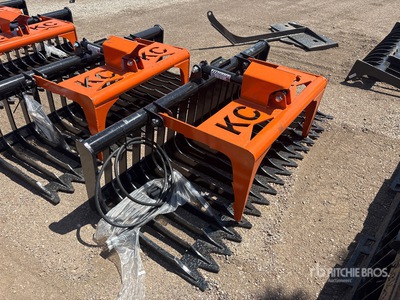 2025 Kit Containers QT-SG-S76-V3 76 in Skid Steer Grapple (Unused)