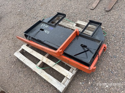 2025 Kit Containers QT-45-FF-42 42 in Skid Steer Forks (Unused)
