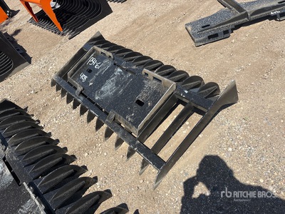 2025 Kit Containers QT-RR-70 69 in Skid Steer Root Rake (Unused)