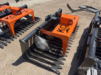 2025 Kit Containers QT-SG-S76-V3 76 in Skid Steer Grapple (Unused)