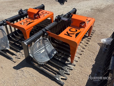 2025 Kit Containers QT-SG-S76-V3 76 in Skid Steer Grapple (Unused)