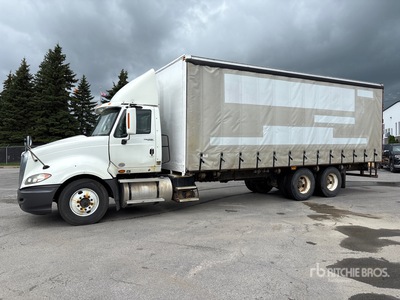 2010 International ProStar 6x4 Curtain Side Truck