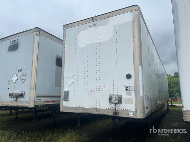 2016 Wabash 53 ft x 102 in T/A Van Trailer