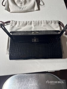 Hermes Wallet- Bag Kelly To-Go Polished Alli Missi 89 Noir