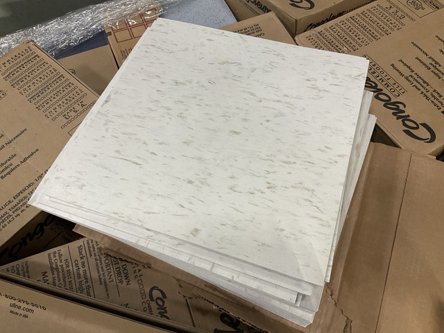 (1,093) Assorted Floor Tiles