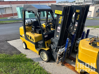 2015 Yale GC080VXNGSQ094 4950 lb Cushion Tire Forklift (Inoperable)