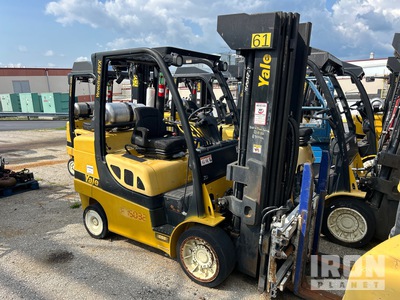 2015 Yale GC080VXNGSQ094 4950 lb Cushion Tire Forklift (Inoperable)