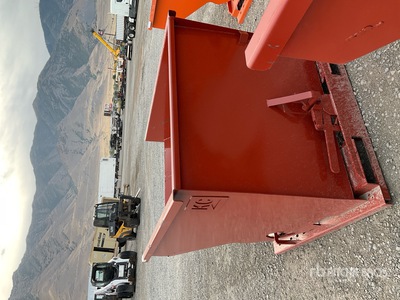 2025 Kit Containers 2YFT Skid Steer Dump Hopper (Unused)