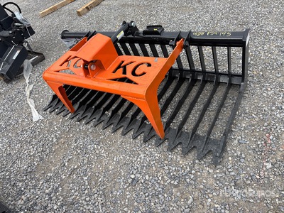 2025 Kit Containers QT-SG-S76-V3 76 in Q/C Skeleton Skid Steer Grapple (Unused)