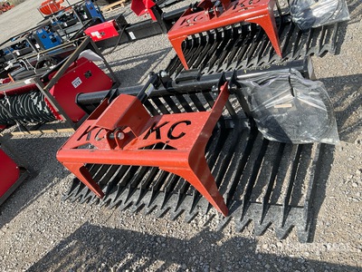 2025 Kit Containers QT-SG-S76-V3 Skid Steer Grapple (Unused)