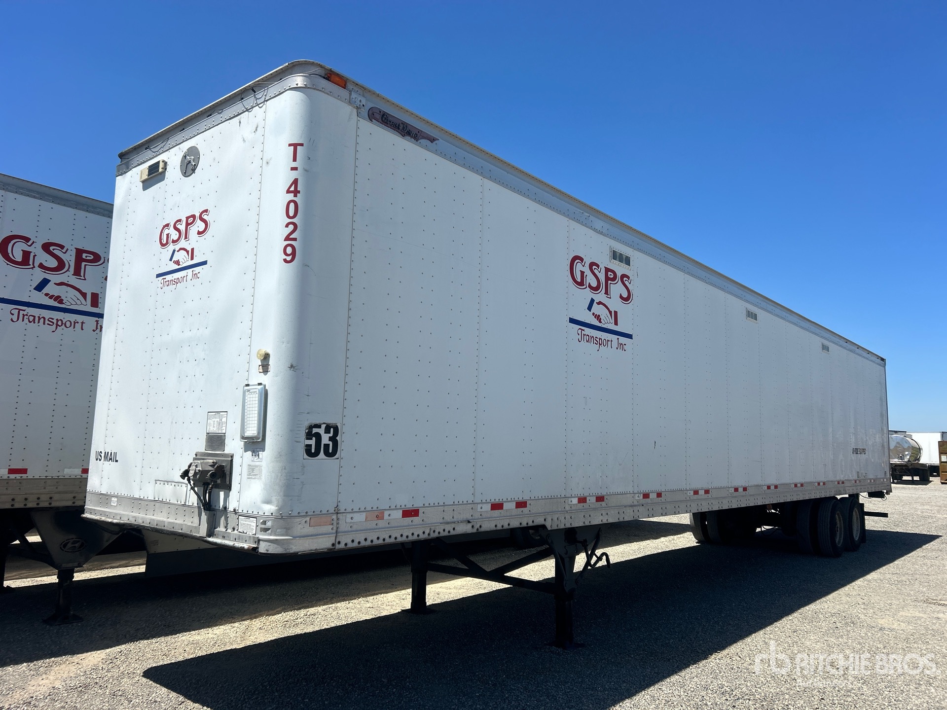 2010 Great Dane 53 ft x 102 in T/A Van Trailer