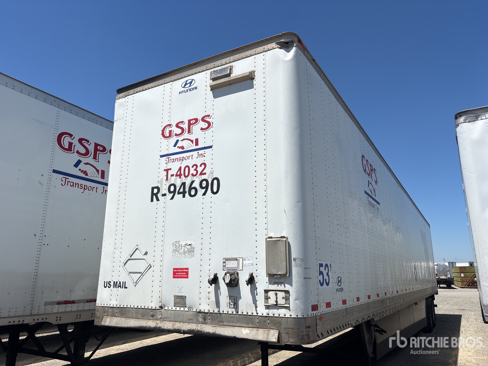 2007 Hyundai 53 ft x 96 in T/A Van Trailer