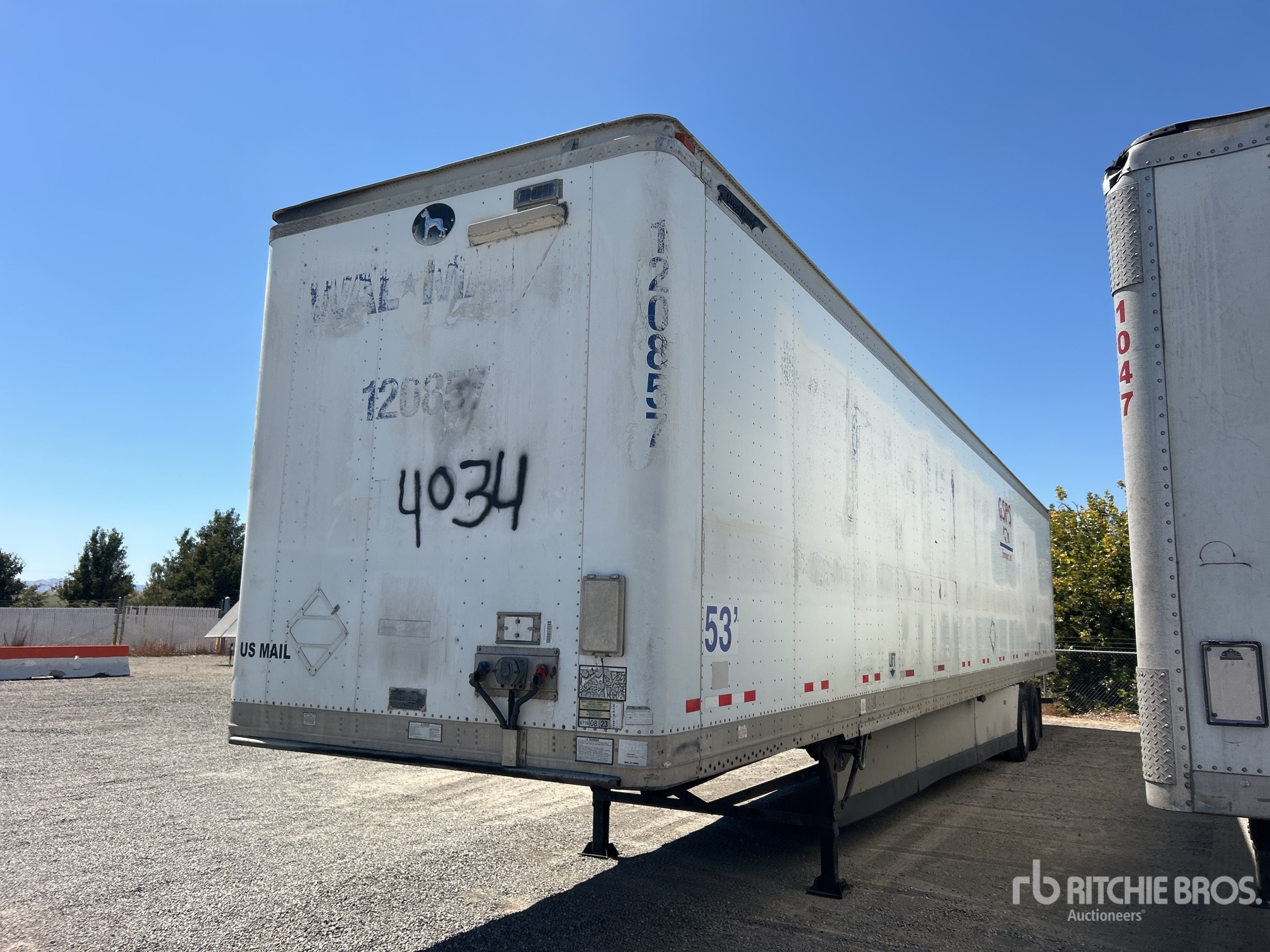 2008 Great Dane 53 ft x 102 in T/A Van Trailer