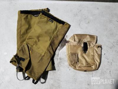 (300) Tan 2QT Canteen Pouches & (27) Pairs of Leg Gaiters