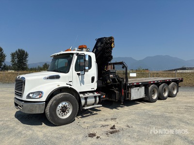 Hiab 377 E-8 HIPRO 22000 lb Knuckle Boom on 2008 Freightliner M2 8x6 Camión Grúa