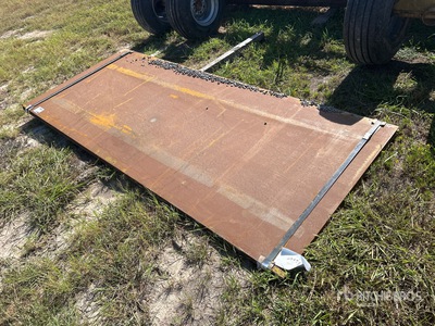 Quantity of (3) 2025 Kit Containers 4 ft x 9 ft 7 in (0.5 in Thick) Road Steel Plates (Unused)