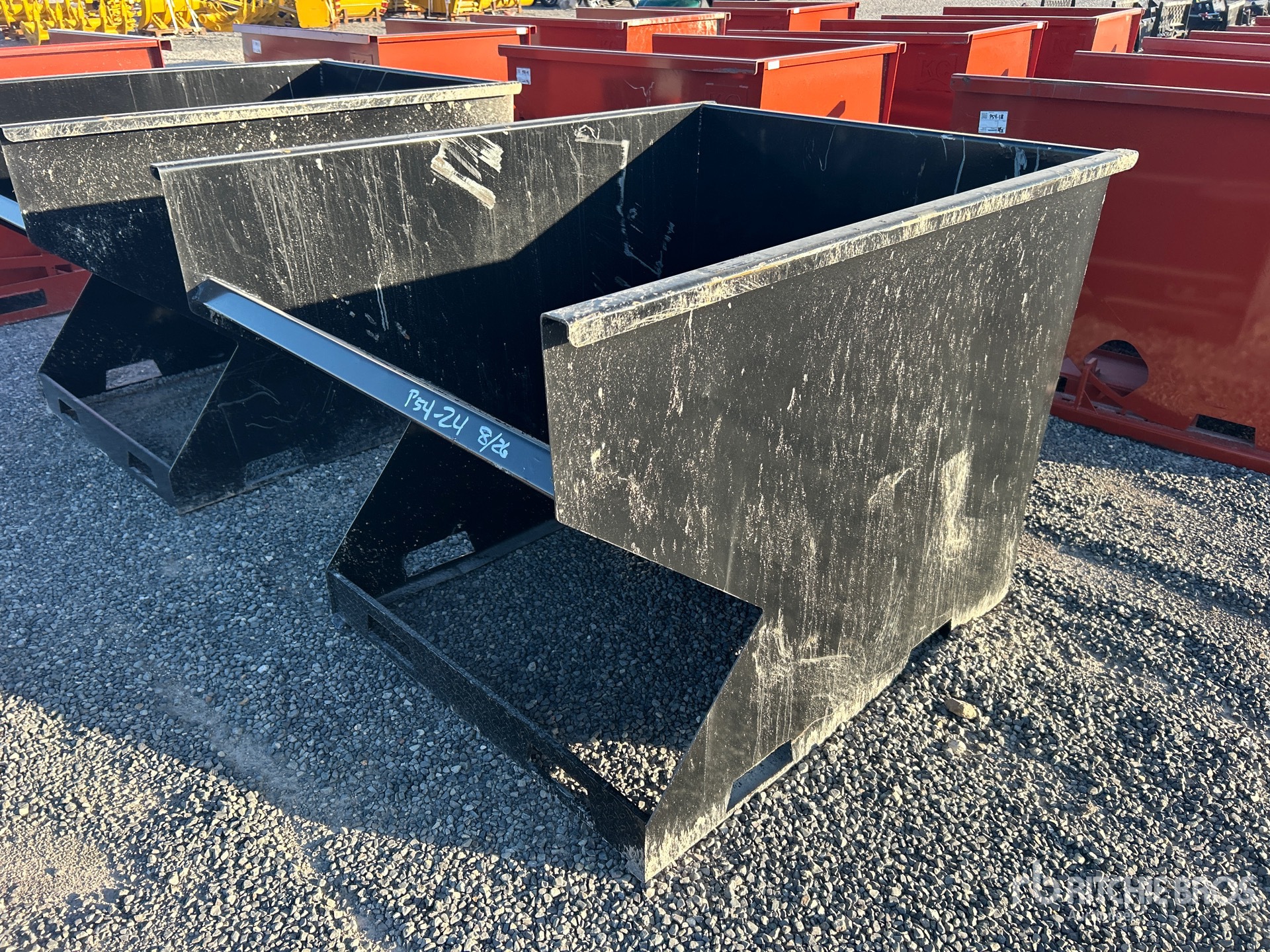 2025 Kit Containers 2YFT-SST 2 cyd Skid Steer Dump Hopper