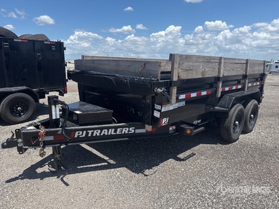 2025 PJ Trailers DL142 14 ft T/A Przyczepa Lekka Wywrotka