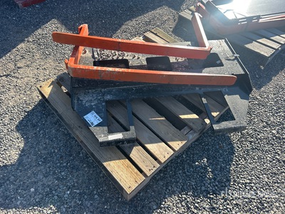2025 Kit Containers QT-45-FF-42 42 in Skid Steer Forks (Unused)