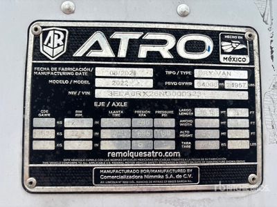 2022 Atro 53 ft T/A バントレーラー