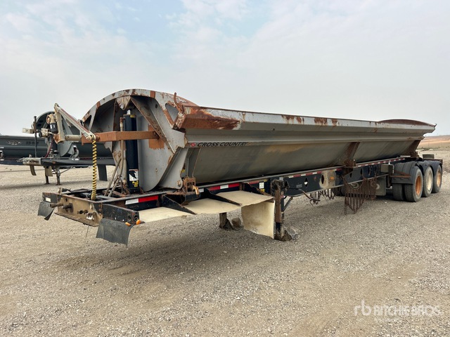 2012 Cross Country 420SD 34 ft Tri/A Side Dump Trailer