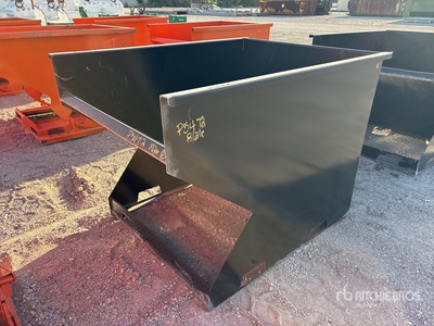 2025 Kit Containers 2YFT-SST Skid Steer Dump Hopper (Unused)