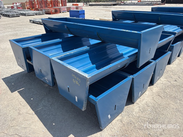 Quantity of (7) 2025 Kit Containers CF-90-V2025 90 in Steel Livestock Feeder (Unused)