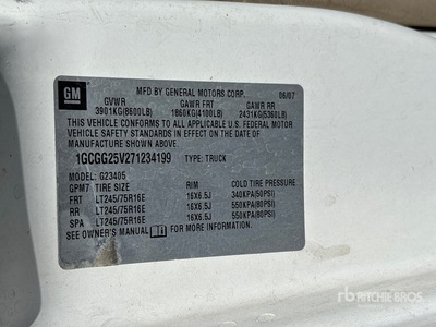 2007 Chevrolet 2500 Express Kastenwagen