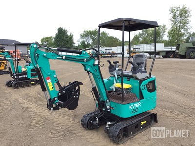2026 CFG KV16R Mini Excavator - Unused