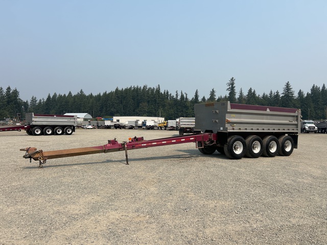 2004 Reliance DSDA48SA-HFRS 17 ft 6 in Quad/A Pup Dump Trailer
