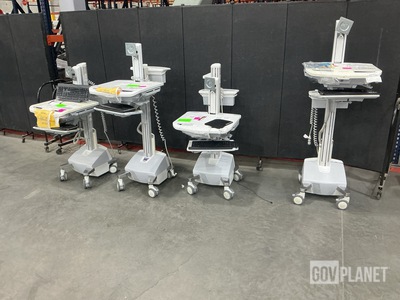 (4) Ergotron Mobile Workstation Carts