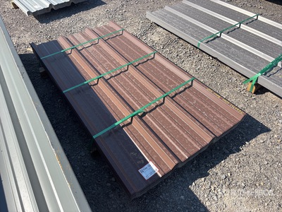 Quantity of (50) 2025 Kit Containers 3 ft x 6 ft Steel R Panels (Unused)
