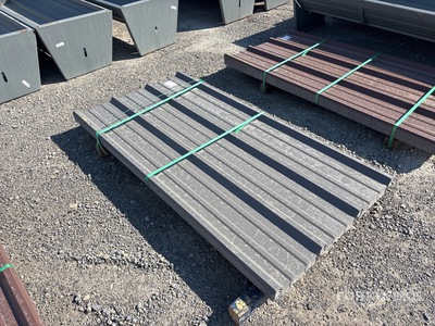 Quantity of (50) 2025 Kit Containers 3 ft x 6 ft Steel R Panels (Unused)