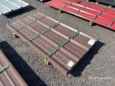 Quantity of (50) 2025 Kit Containers 3 ft x 6 ft Steel R Panels (Unused)