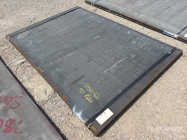 Quantity of (2) 2025 Kit Containers Steel 5 ft x 7 ft 4 in (1 in Thick) Steel Plates