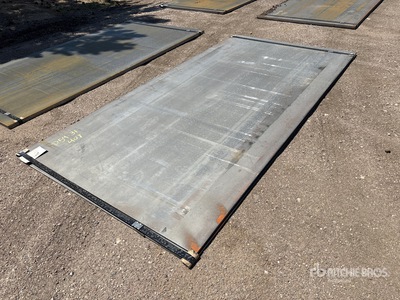 Quantity of (3) 2025 Kit Containers 5 ft x 10 ft (0.31 in Thick) Placas de acero (Unused)