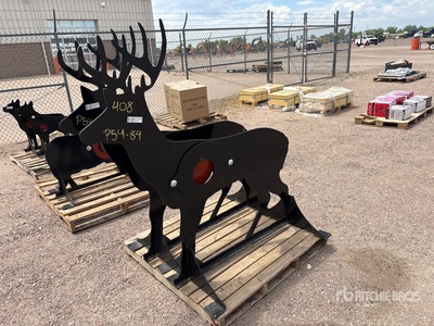 2025 Kit Containers AR500ATDEER Steel Shooting Target (Unused)