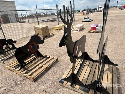 2025 Kit Containers AR500ATDEER Steel Shooting Target (Unused)
