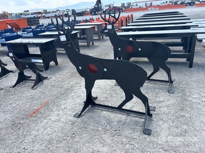 2025 Kit Containers AR500ATDEER Steel Shooting Target (Unused)