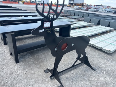 2025 Kit Containers AR500ATDEER Steel Shooting Target (Unused)