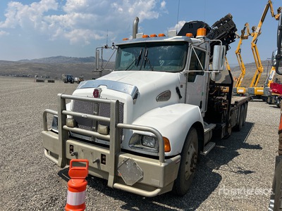 Straight Boom on 2006 Kenworth T300 6x4 ブームトレーラー