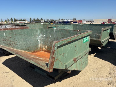 Quantity of (2) 5 ft 7 in Self-Dumping Hopper
