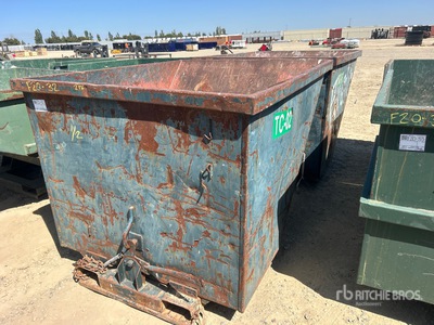 Quantity of (2) 5 ft 3 in Self-Dumping Hopper