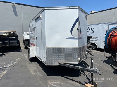 2018 Wells Cargo 14 ft S/A Gesloten aanhangwagen